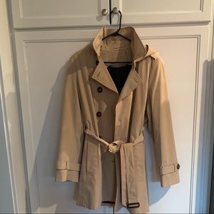Calvin Klein Belted Water Resistant Trench Coach
